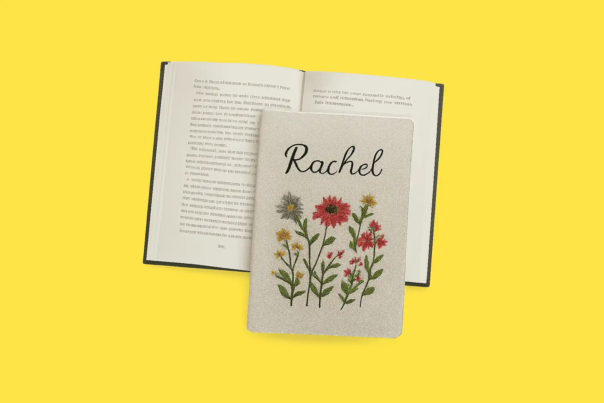 Custom Embroidered Book Covers