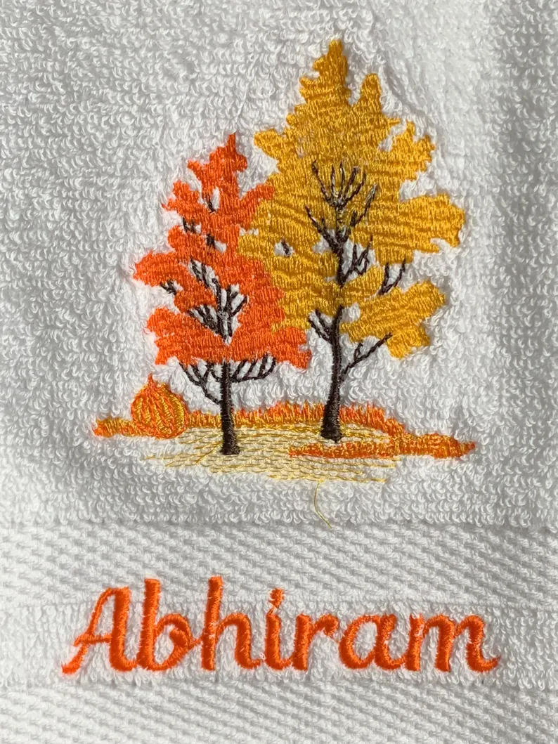 Custom Embroidered Hand Towels - Image 2